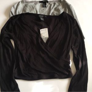 Forever 21 Wrap Tops